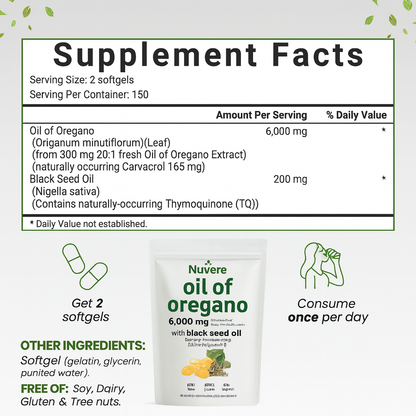 Nuvere™ Oil of Oregano Softgels